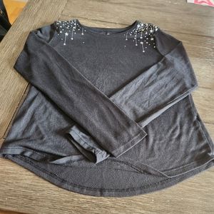 Black star long sleeve shirt size 10/12